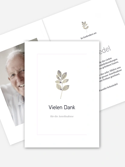 Trauerdanksagung Güte