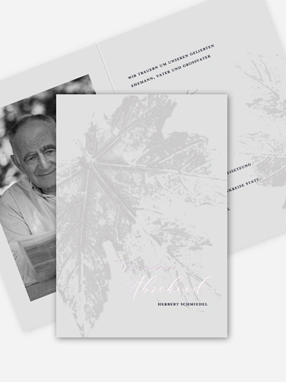 Trauerkarte Hoffnung