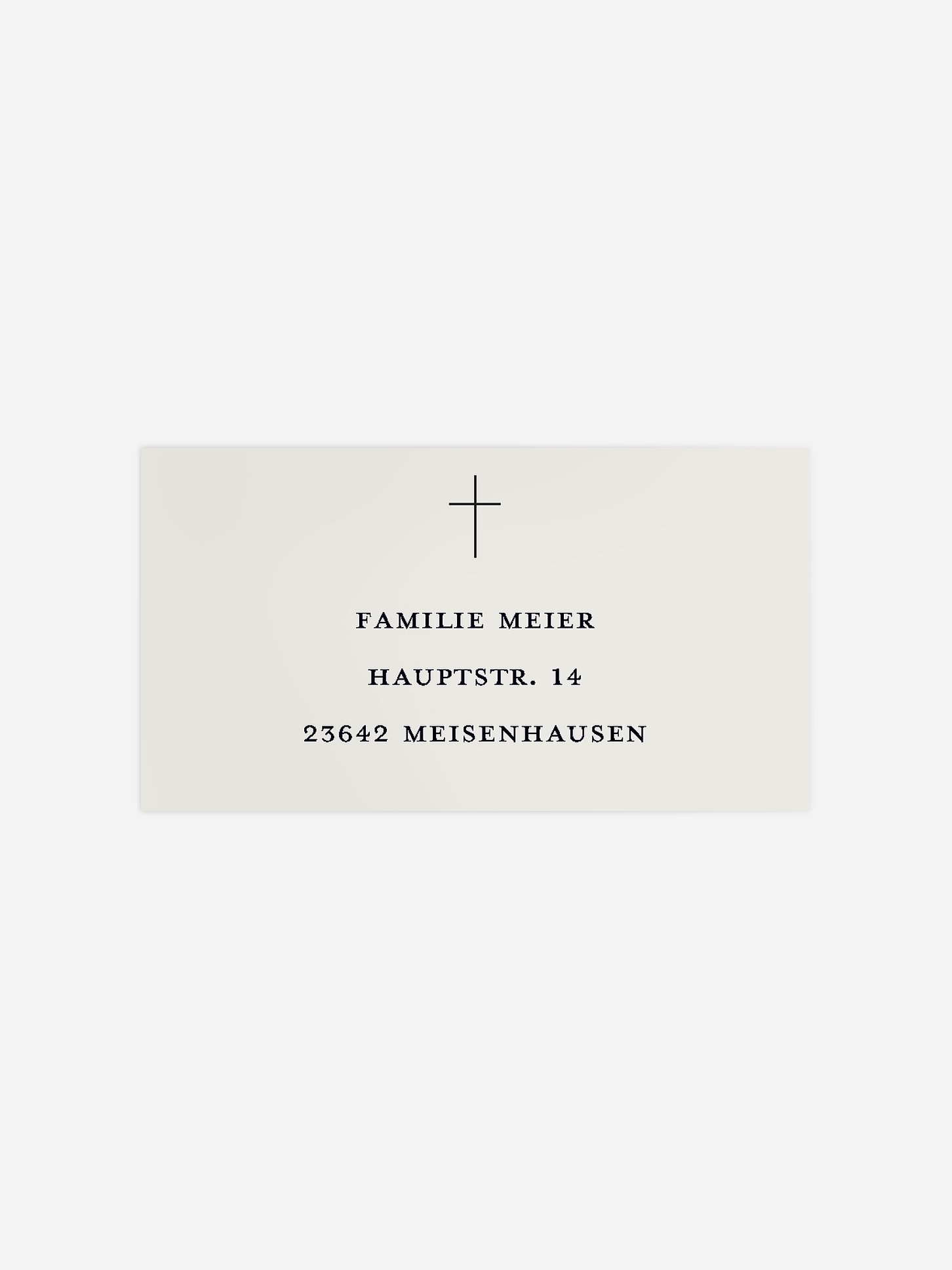 Empfängeraufkleber Trauer Jenseits