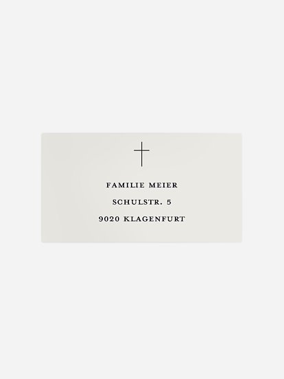 Empfängeraufkleber Trauer Jenseits