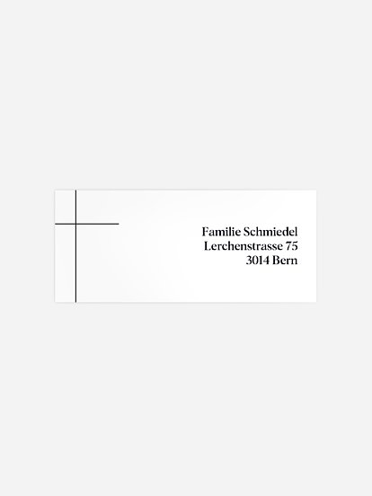 Absenderaufkleber Trauer Ewiger Segen