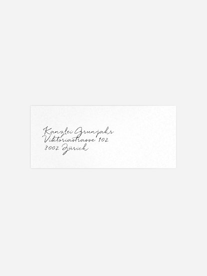 Absenderaufkleber geschäftl. Weihnachten Graceful Christmas Kraftpapier