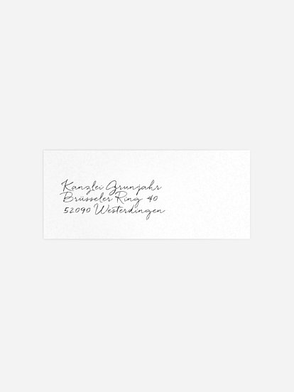 Absenderaufkleber geschäftl. Weihnachten Graceful Christmas Kraftpapier