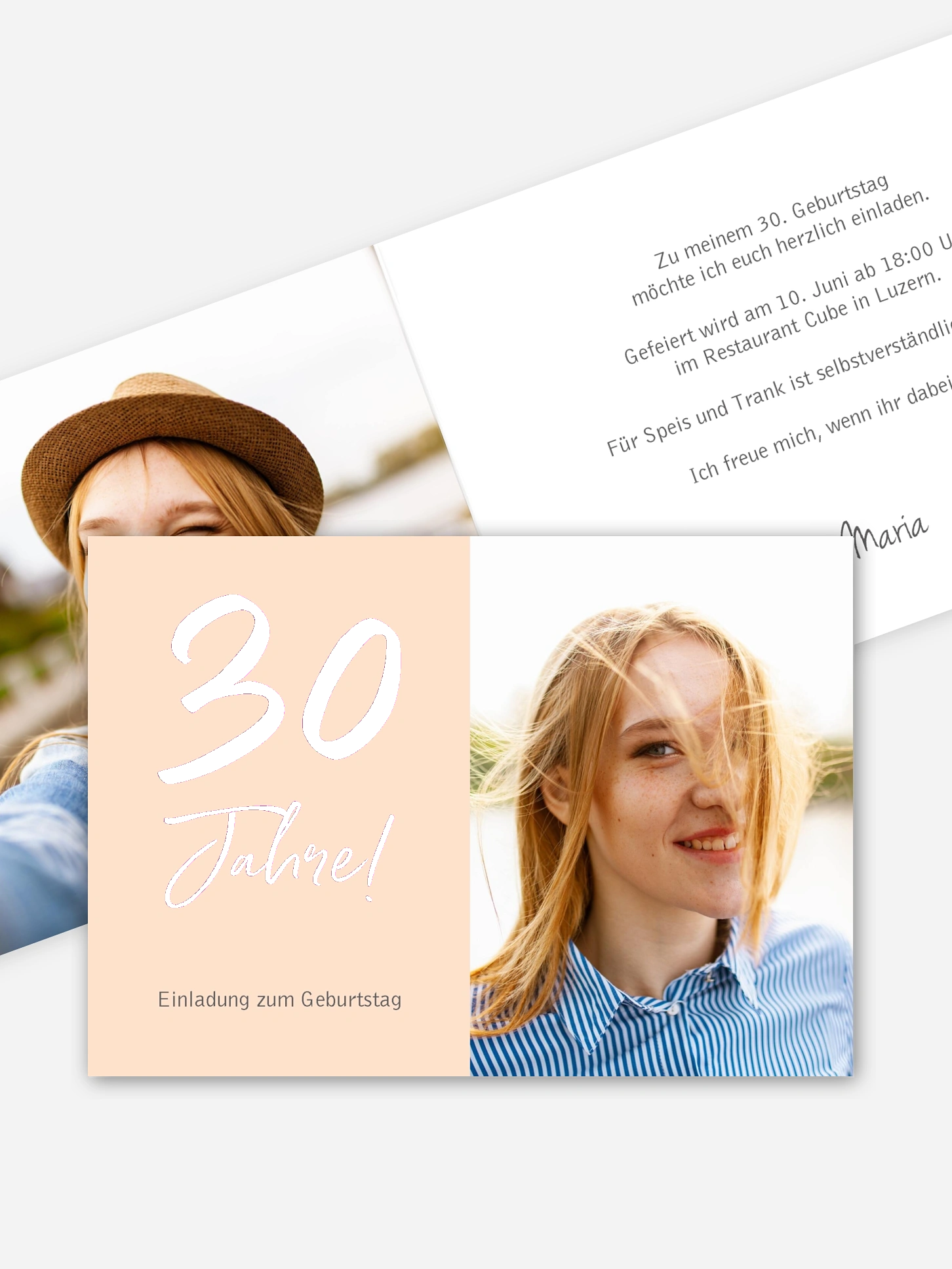 Einladung 30. Geburtstag Mein Jahr