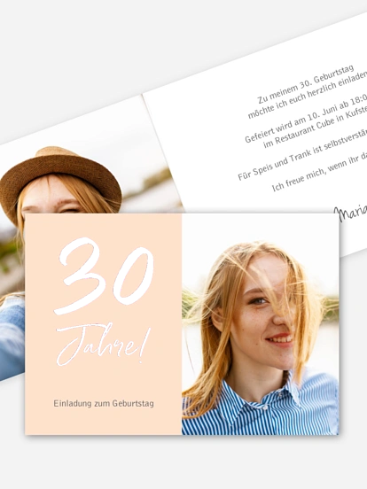 Einladung 30. Geburtstag Mein Jahr