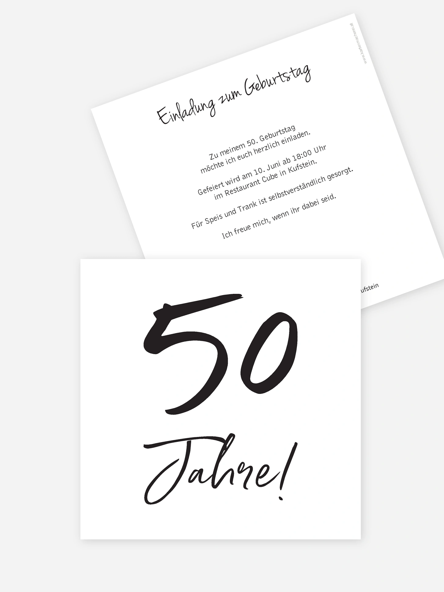 Einladung 50. Geburtstag Mein Jahr