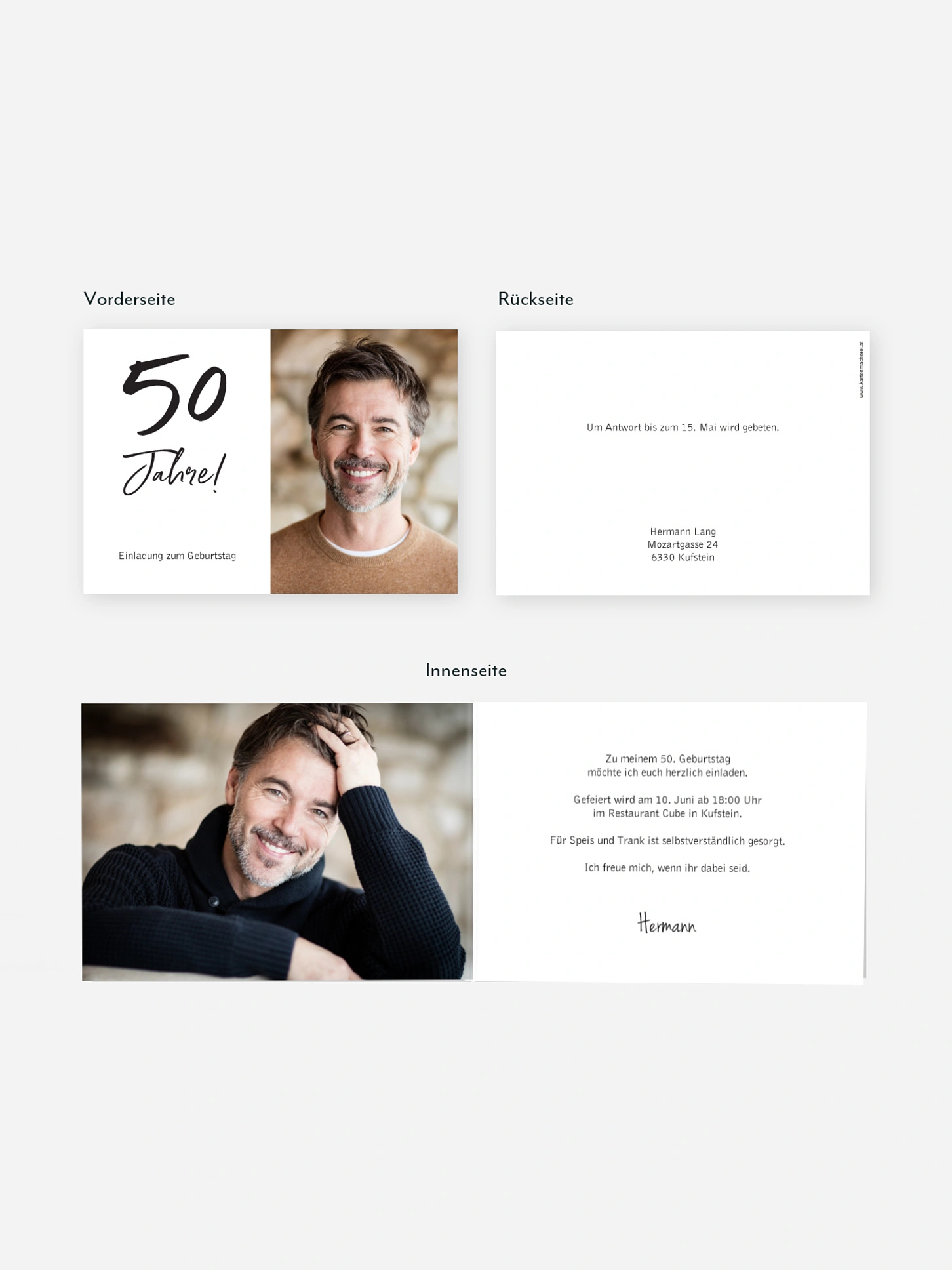 Einladung 50. Geburtstag Mein Jahr