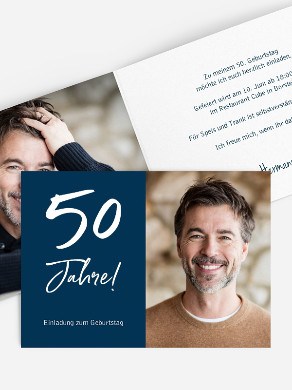 Einladung 50. Geburtstag Mein Jahr