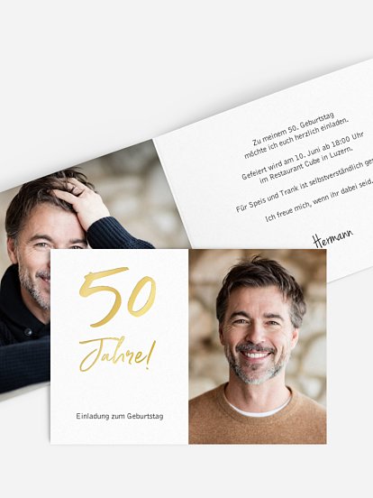 Einladung 50. Geburtstag Mein Jahr