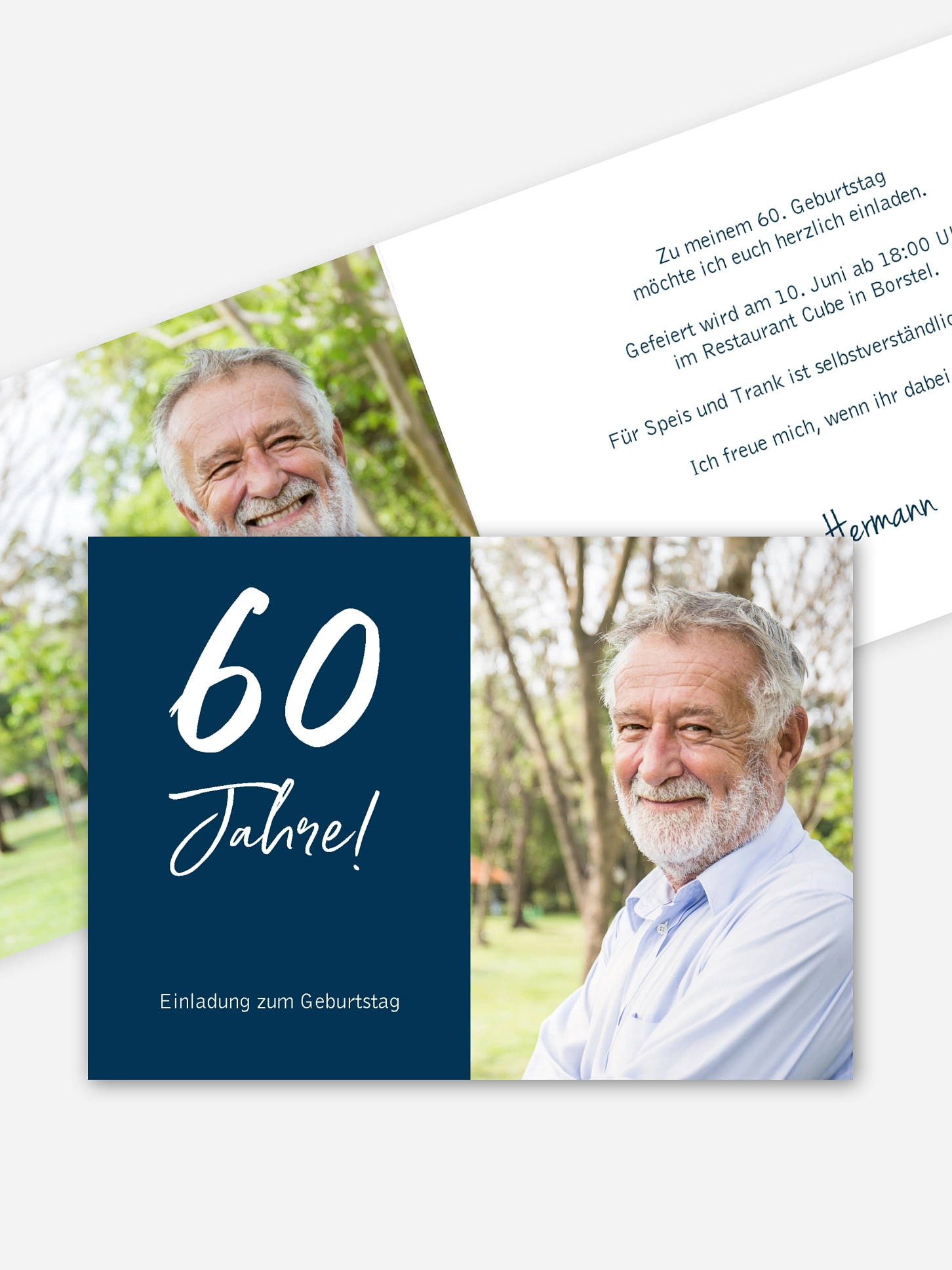 Einladung 60. Geburtstag Mein Jahr