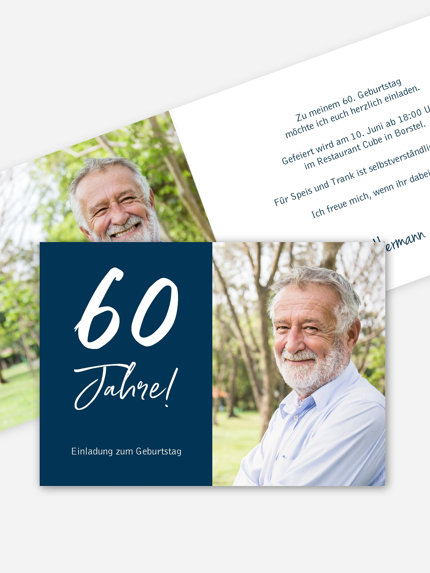 Einladung 60. Geburtstag Mein Jahr