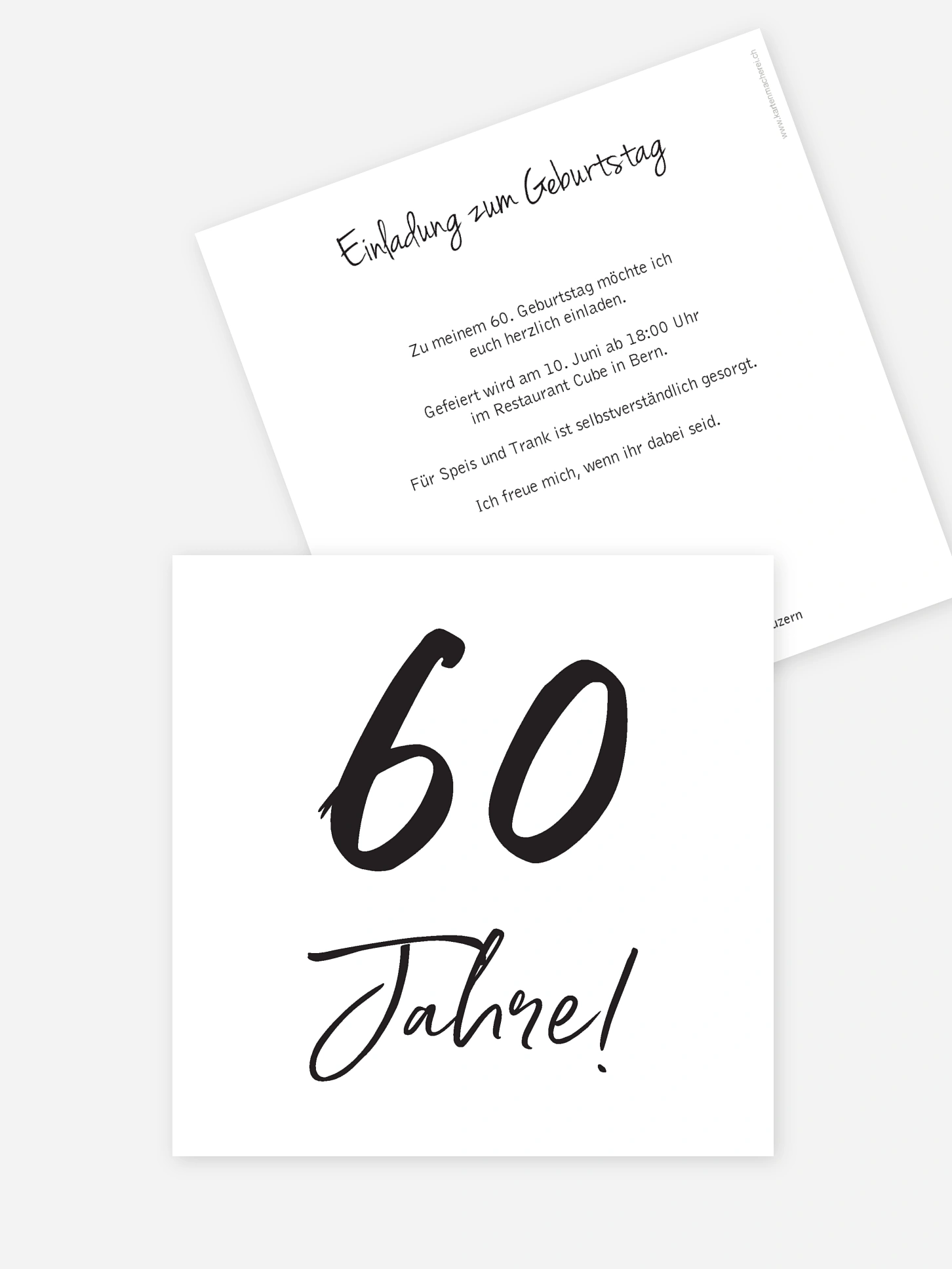 Einladung 60. Geburtstag Mein Jahr