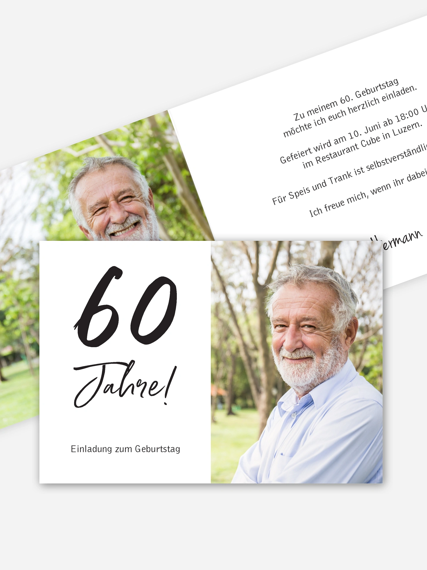 Einladung 60. Geburtstag Mein Jahr