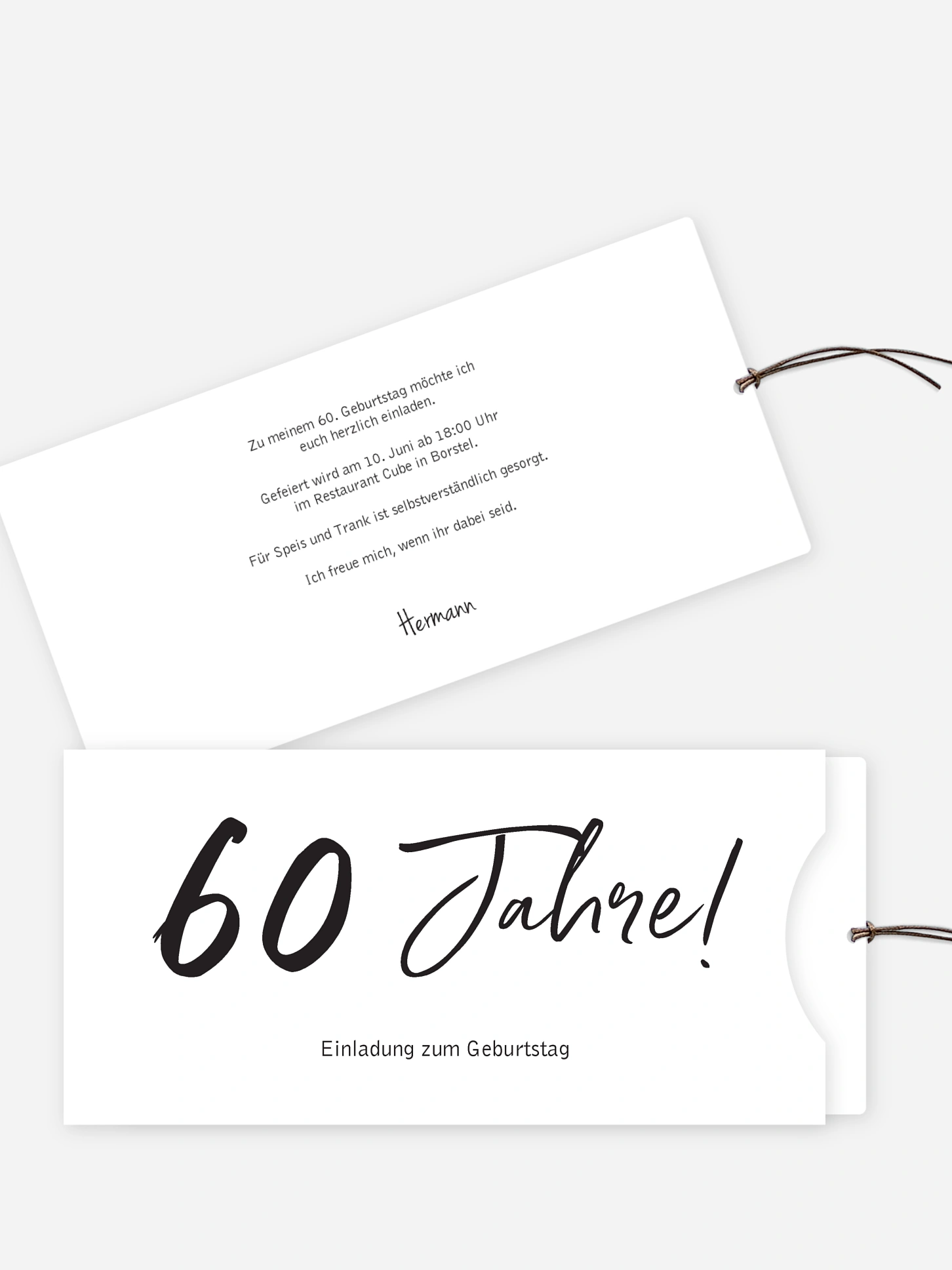 Einladung 60. Geburtstag Mein Jahr