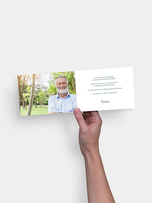 Einladung 60. Geburtstag Mein Jahr