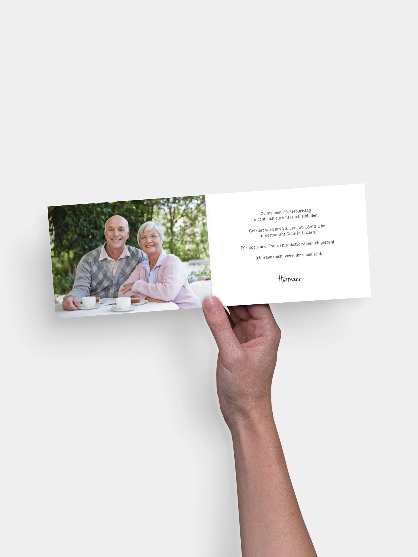 Einladung 70. Geburtstag Mein Jahr