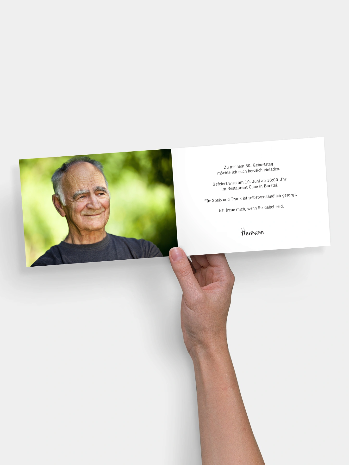 Einladung 80. Geburtstag Mein Jahr