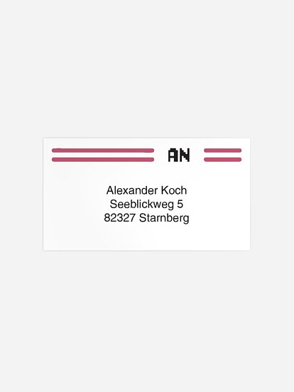 Empfängeraufkleber Party Retro Game