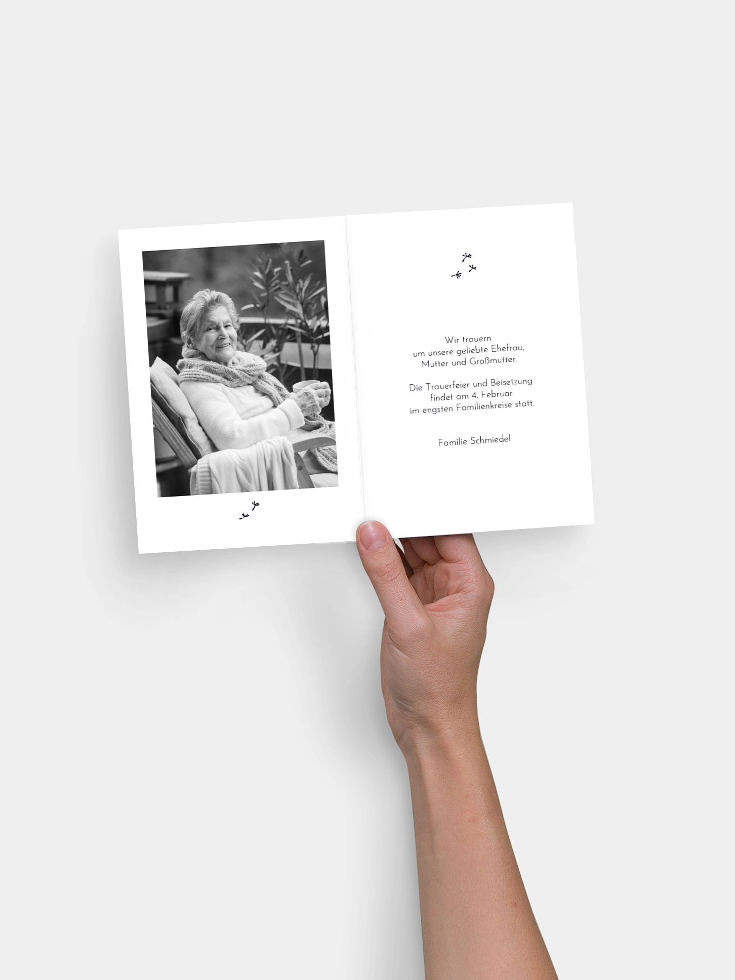 Trauerkarte Löwenzahn