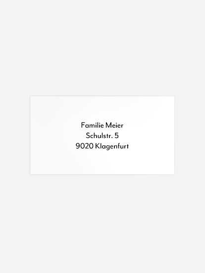 Empfängeraufkleber Trauer Niemals vergessen