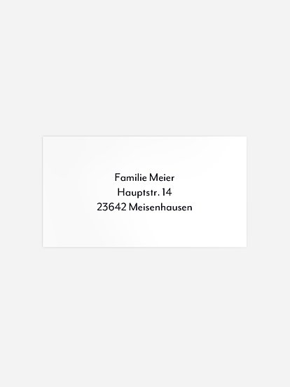 Empfängeraufkleber Trauer Niemals vergessen