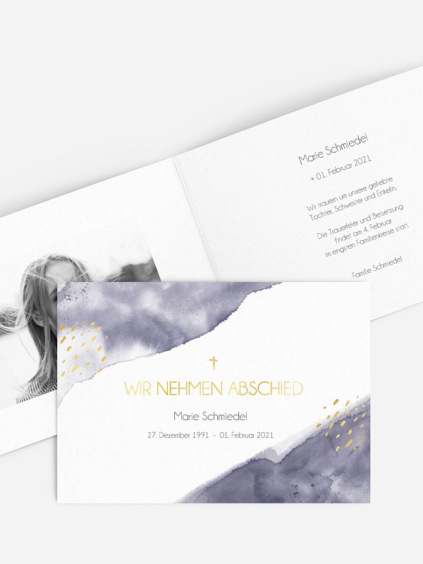 Aquarell Gruß