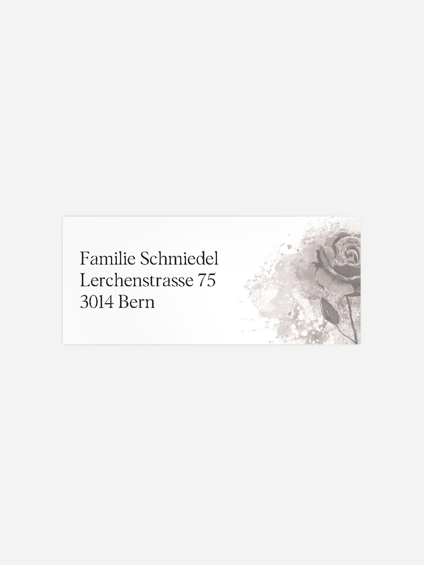 Absenderaufkleber Trauer Sanfter Trost