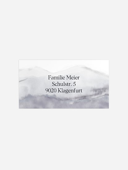 Empfängeraufkleber Trauer Unendlicheweite