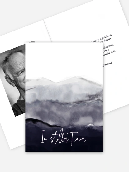 Trauerkarte Unendlicheweite