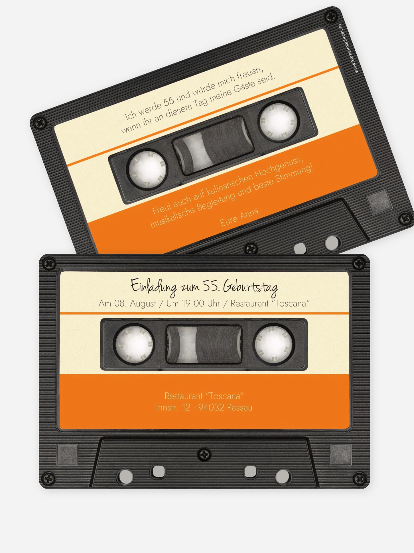 Geburtstagseinladung Tonband