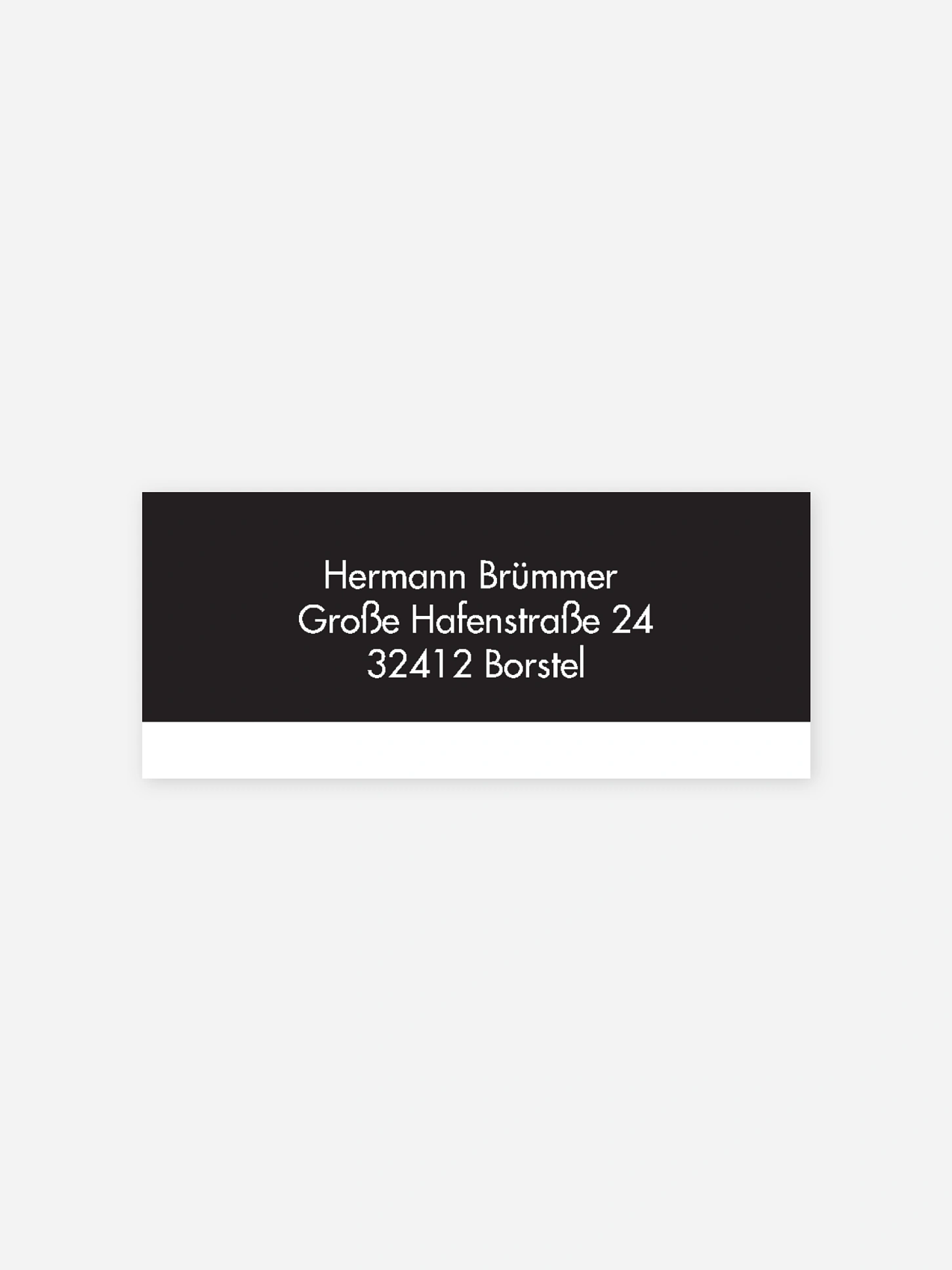 Absenderaufkleber Geburtstag Videokassette