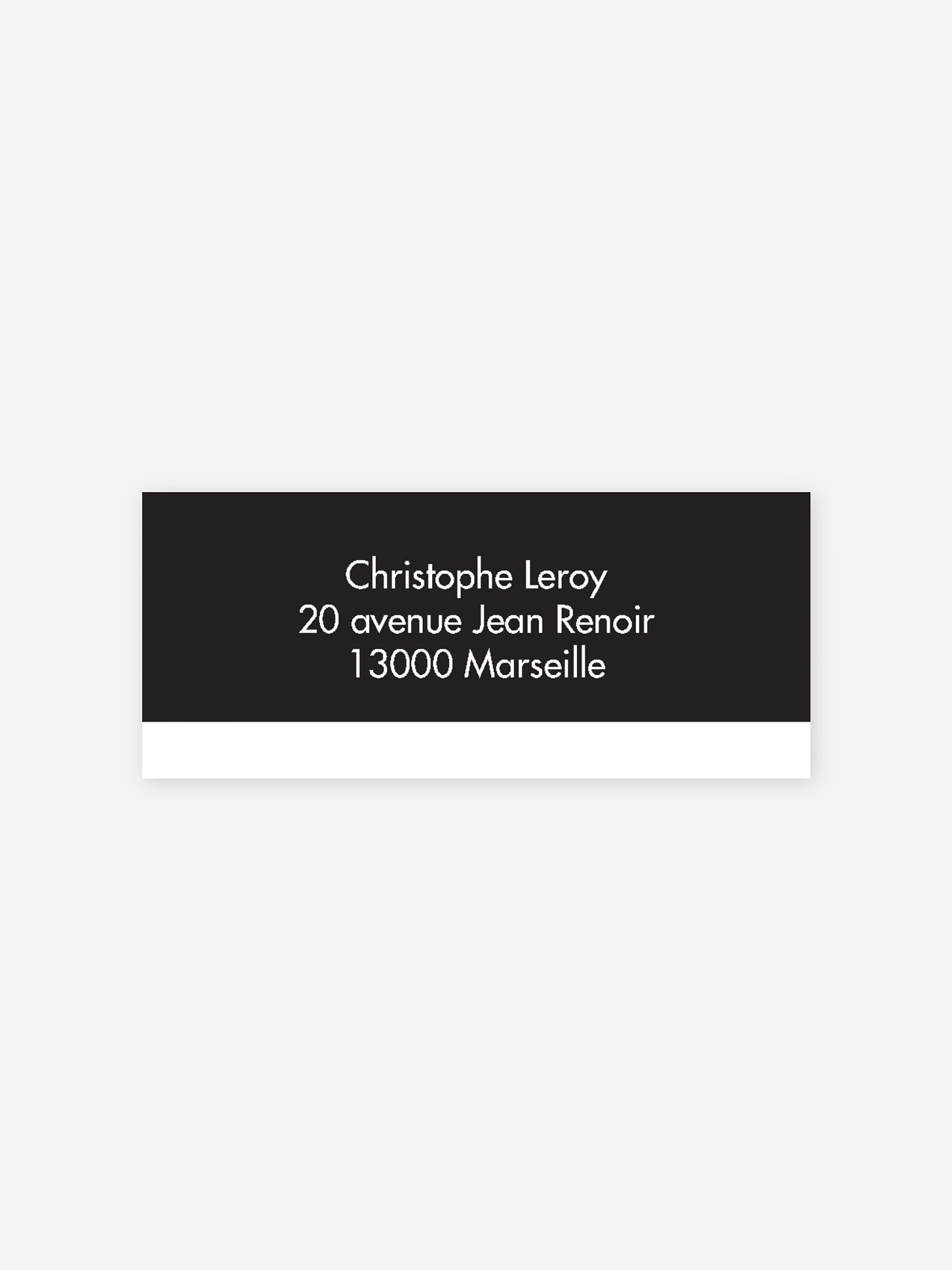 étiquette expéditeur anniversaire Cassette vidéo