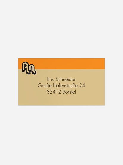 Empfängeraufkleber Geburtstag Vinylplatte