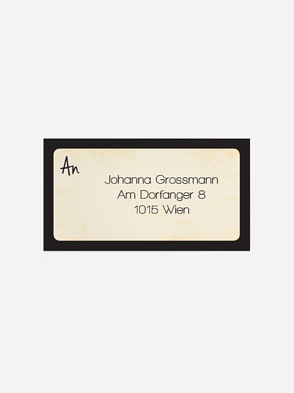 Empfängeraufkleber Party Tape