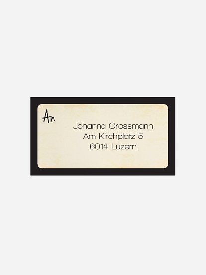 Empfängeraufkleber Party Tape