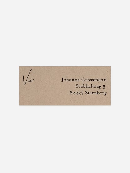 Absenderaufkleber Geburtstag Halbes Jahrhundert