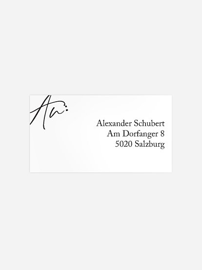 Empfängeraufkleber Geburtstag Neues Jahrzehnt