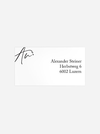 Empfängeraufkleber Geburtstag Neues Jahrzehnt