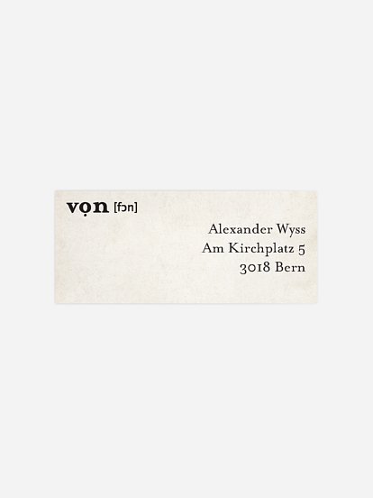 Absenderaufkleber Geburtstag Wortlaut