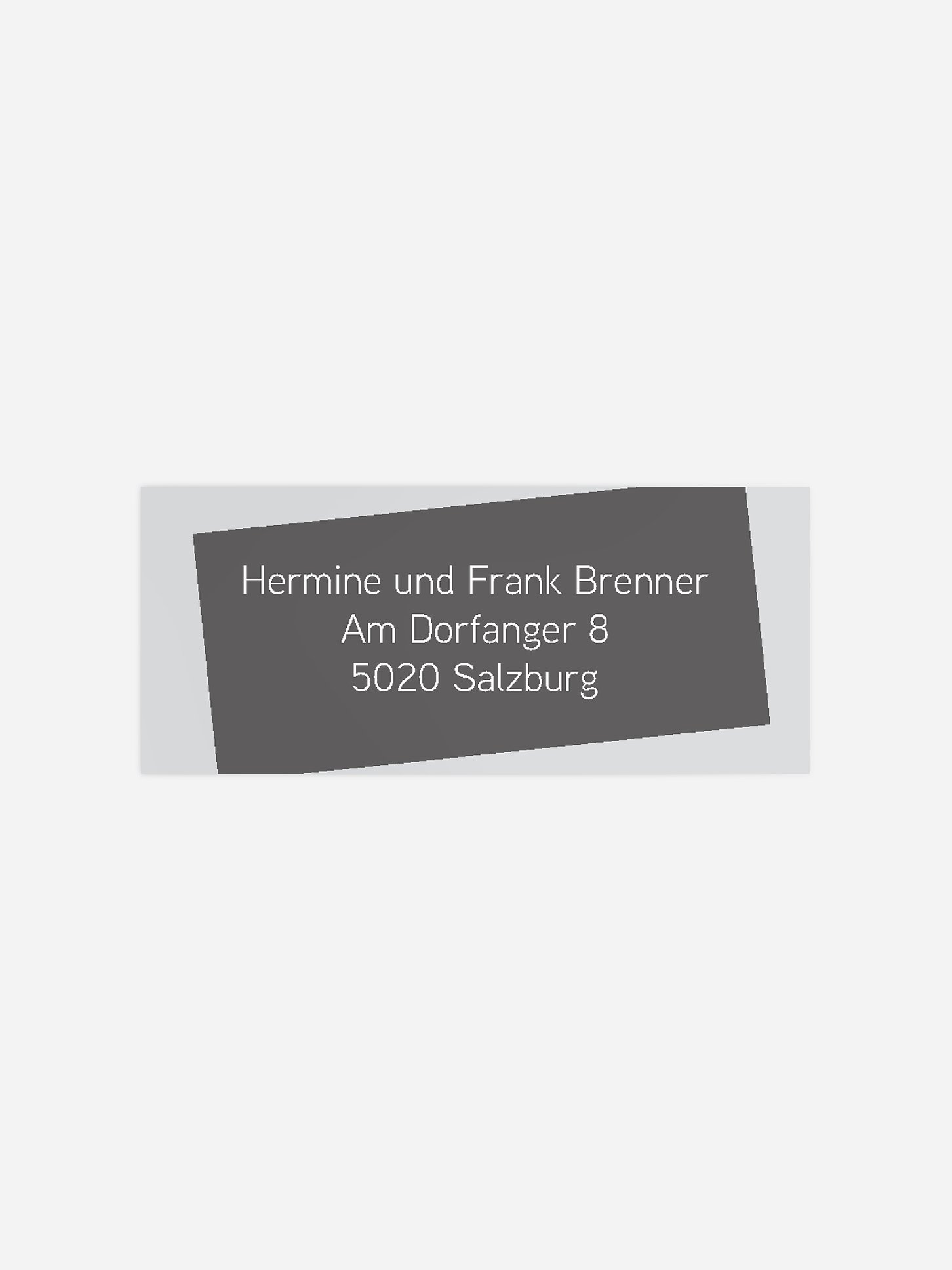 Absenderaufkleber Umzug Umgezogen