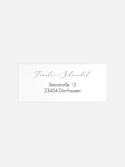 Absenderaufkleber Trauer Lebenskreis