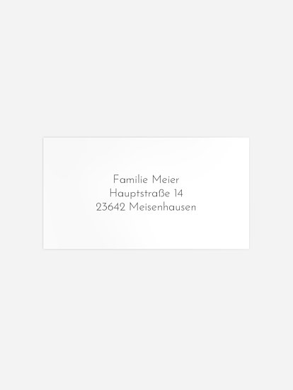 Empfängeraufkleber Trauer Fichtenwald