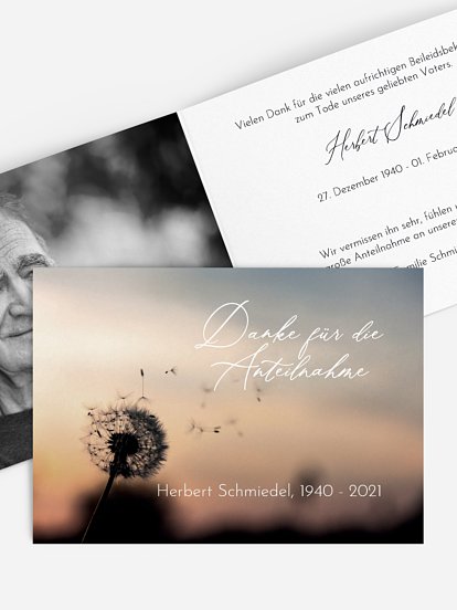 Trauer Dankeskarten Danksagung Trauerkarten Beileid Karten Beerdigung Bestattung 