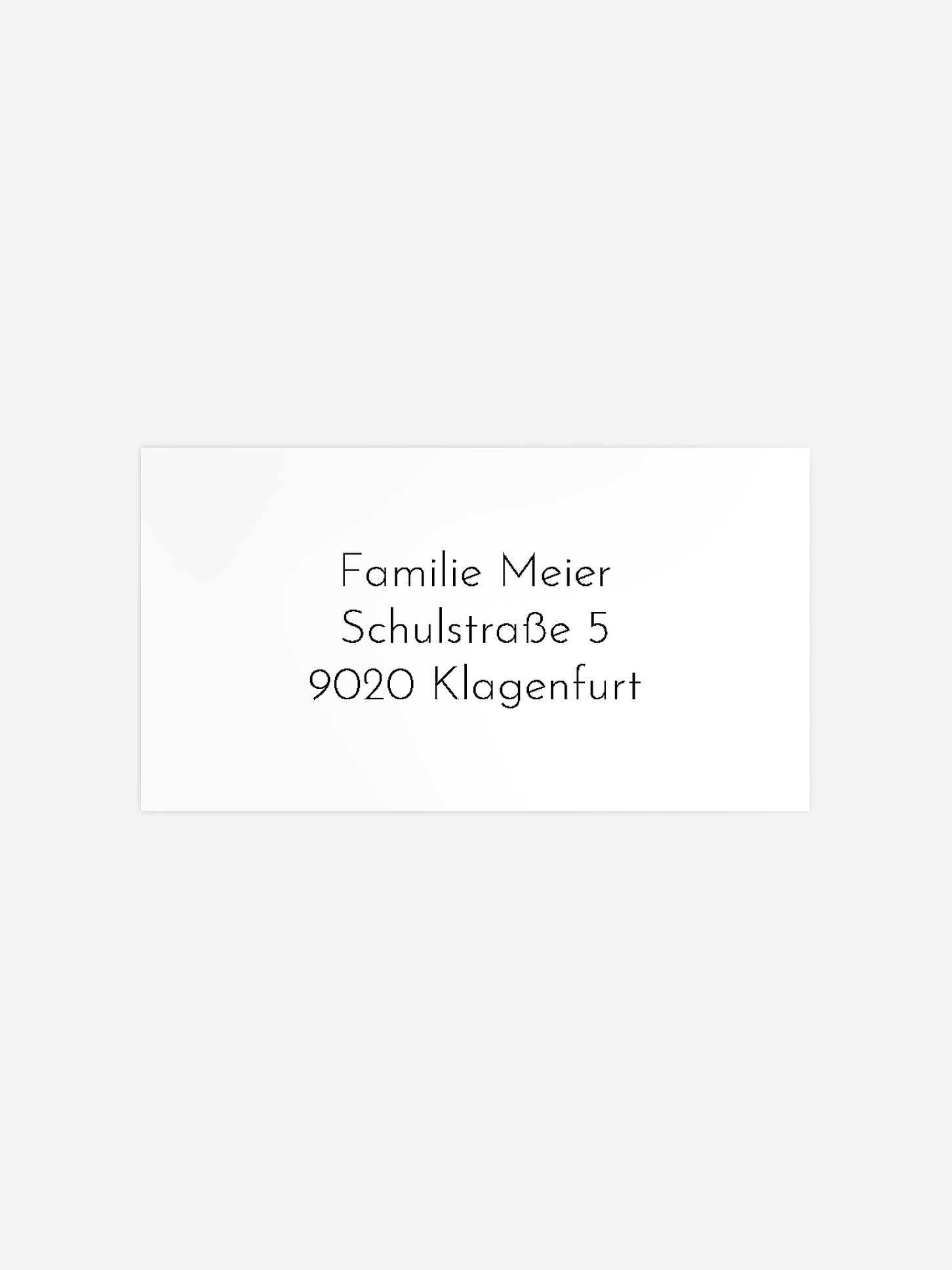 Empfängeraufkleber Trauer Ewiger Frieden