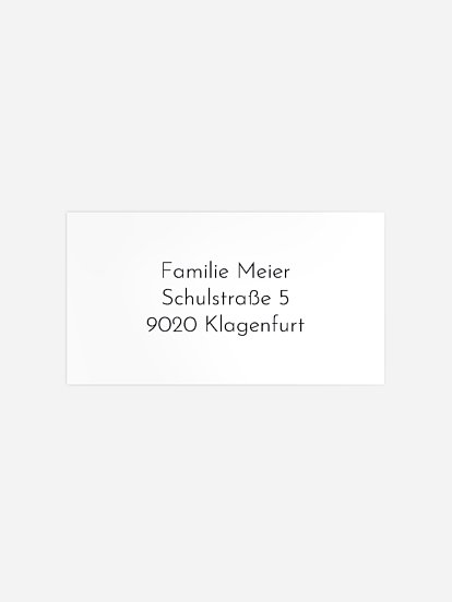 Empfängeraufkleber Trauer Ewiger Frieden