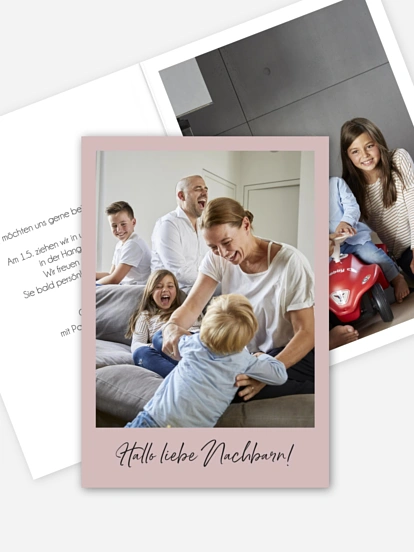 Grußkarte Wir sagen Hallo