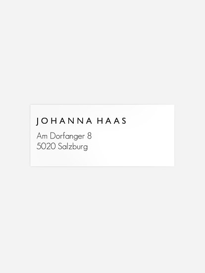 Absenderaufkleber Geburtstag Ehren Tag