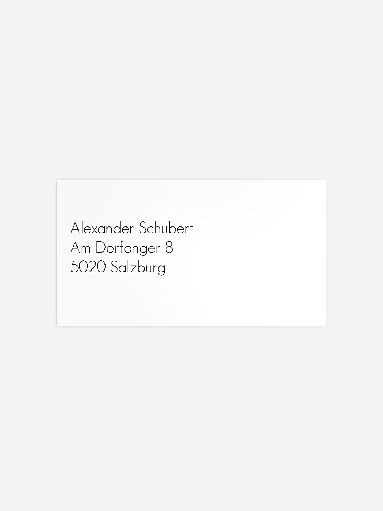 Empfängeraufkleber Geburtstag Ehren Tag