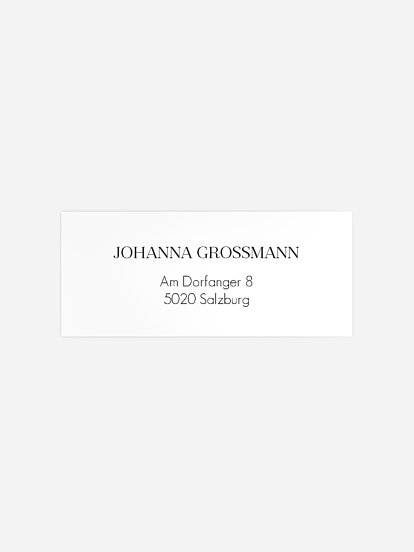 Absenderaufkleber Geburtstag Meine Zeit