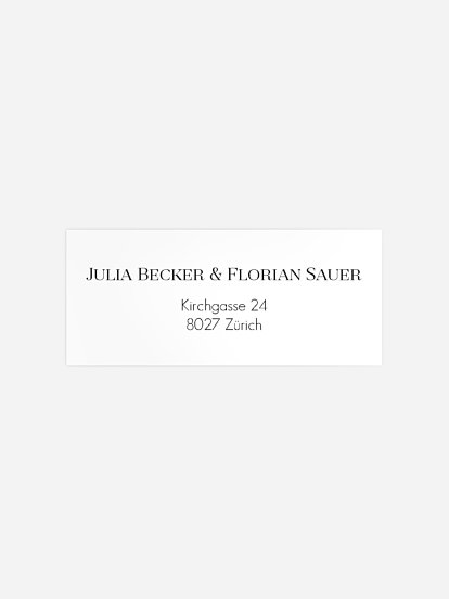 Absenderaufkleber Party Meine Zeit